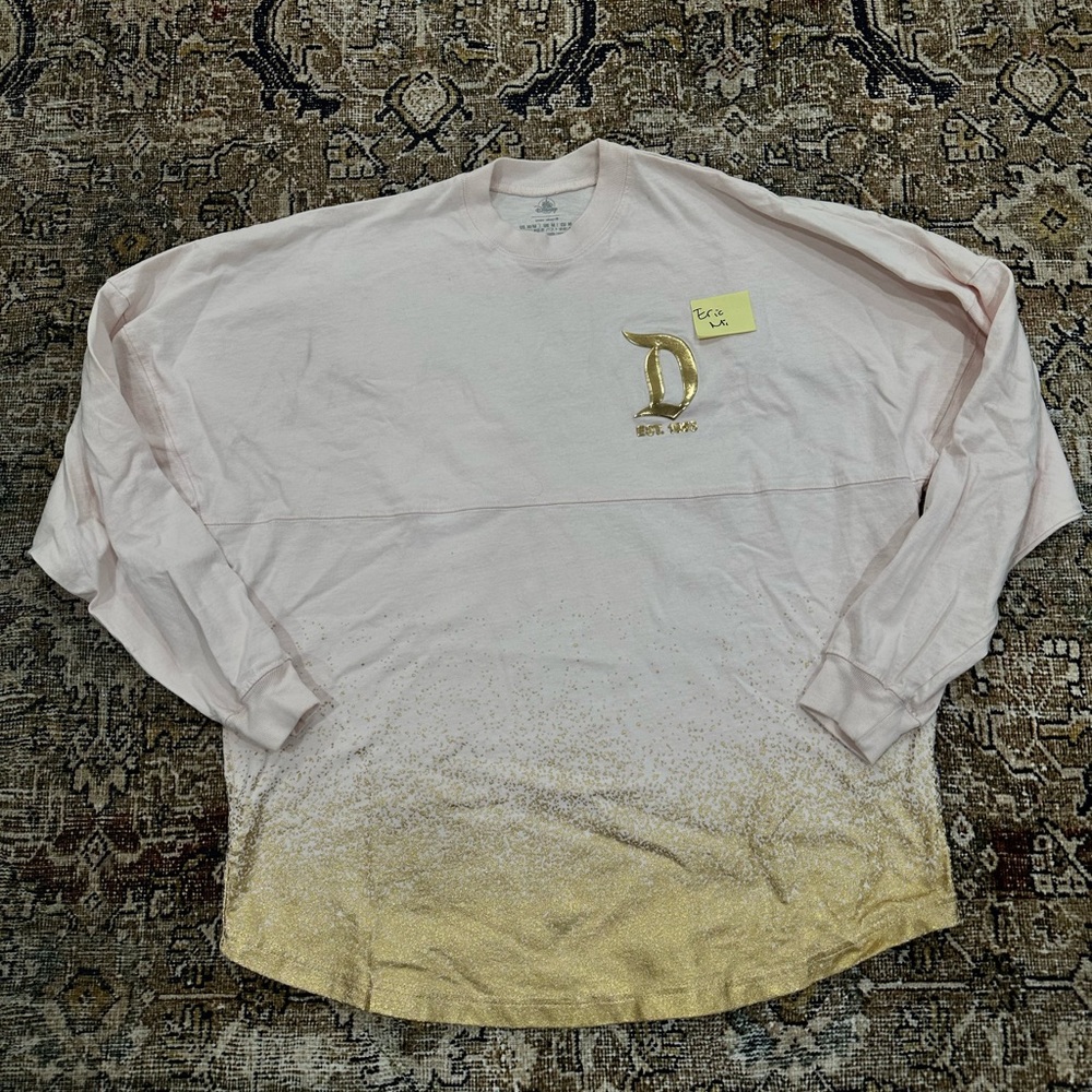 Women’s Disneyland Pink Gold Dust Jersey